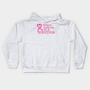 You're Looking at a Survivor Kids Hoodie